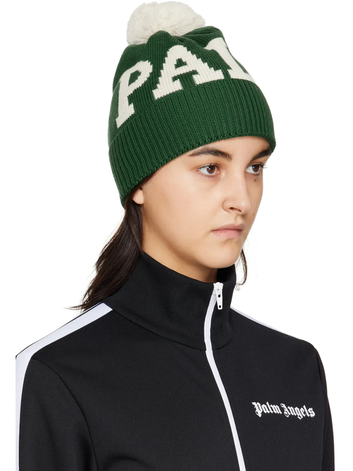 Palm Angels ポンポン ビーニー - 画像2