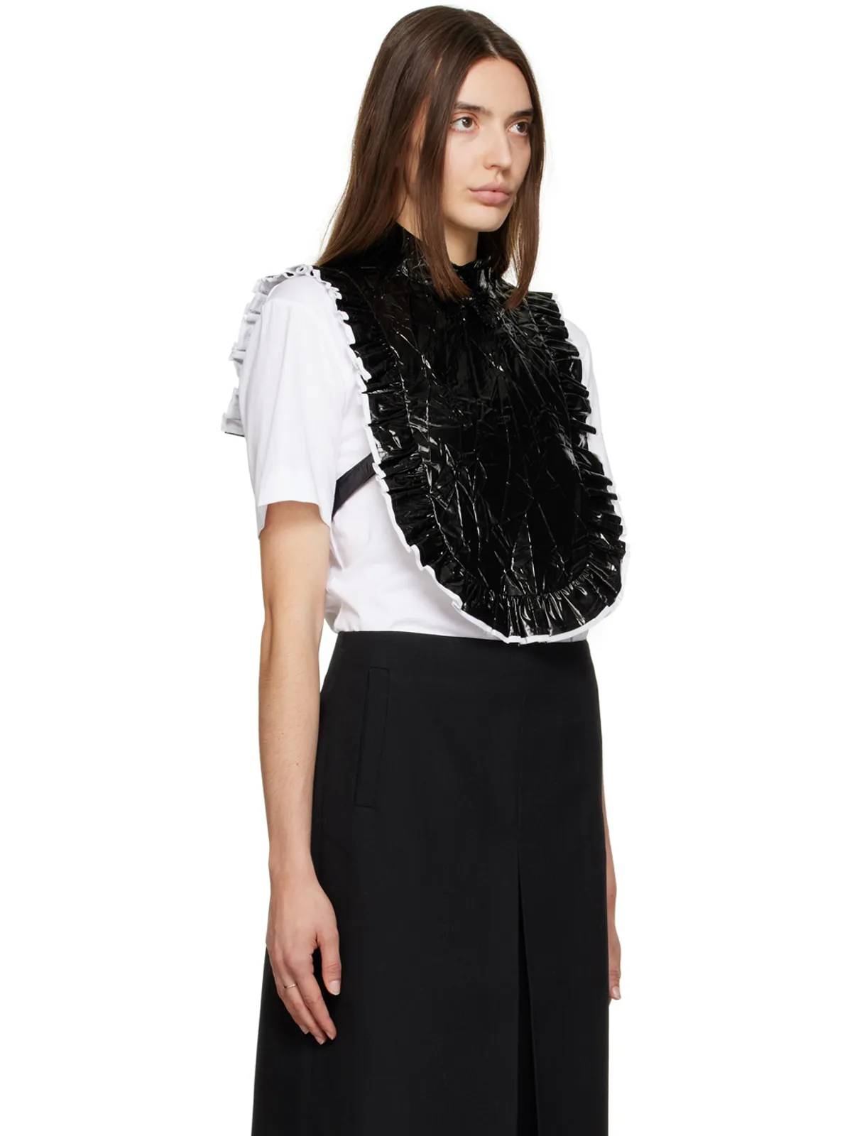 Shushu/Tong ラッフル Pintuck Bib トップス - 画像2