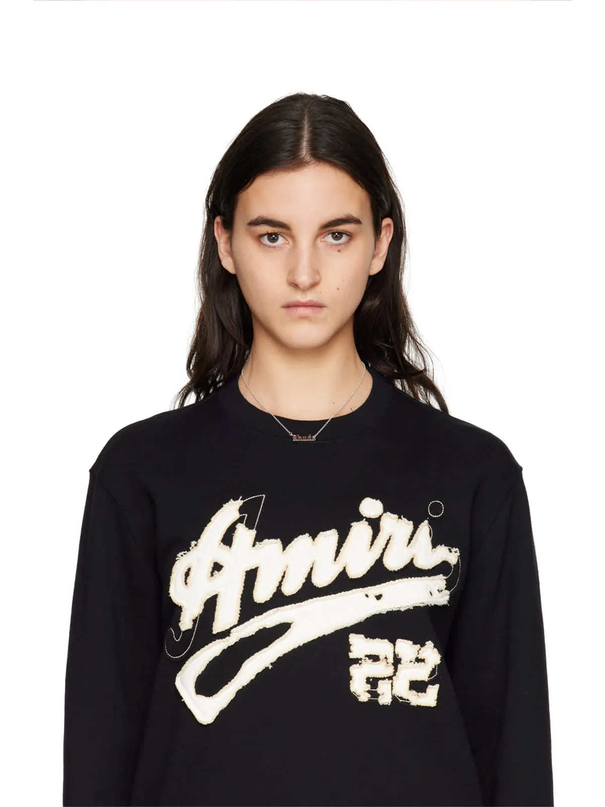 Rhude シルバー ロゴ ネックレス - 画像2
