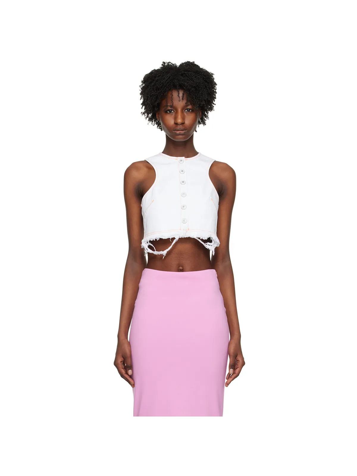 Sportmax ボタン デニム トップス - 画像1