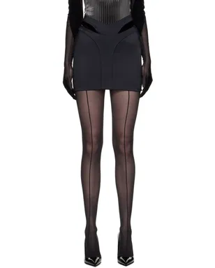 Mugler ソング ミニスカート - サムネイル1