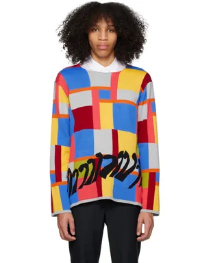 Comme des Garçons Homme Plus チェック セーター - サムネイル1