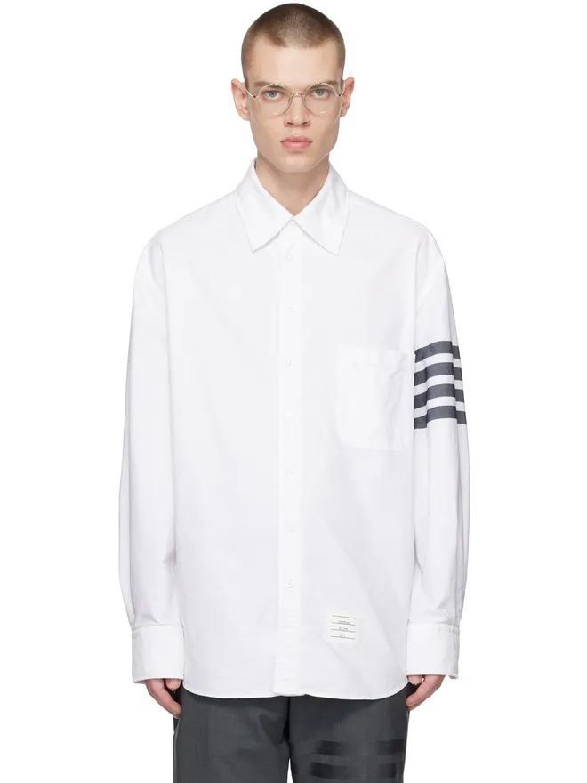 Thom Browne Thom Browne 4-Bar シャツの商品画像