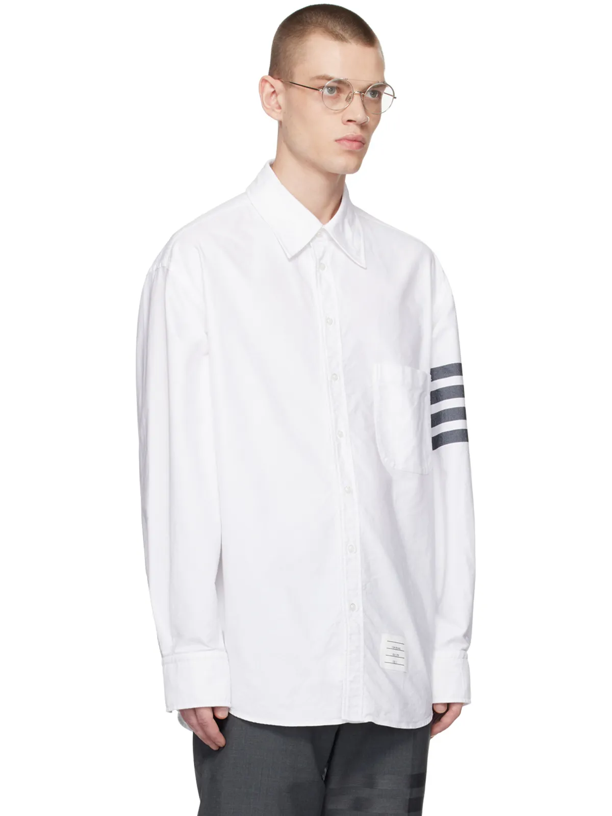 Thom Browne 4-Bar シャツ - 画像2