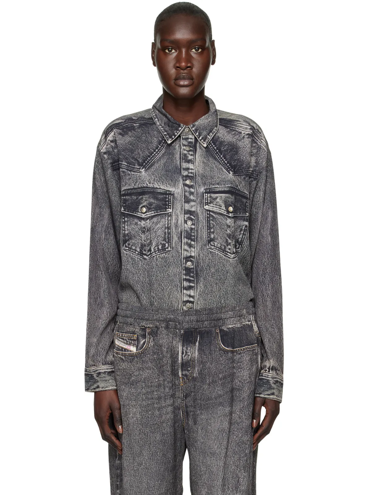 Diesel S-Gils-Dnm シャツ - 画像1