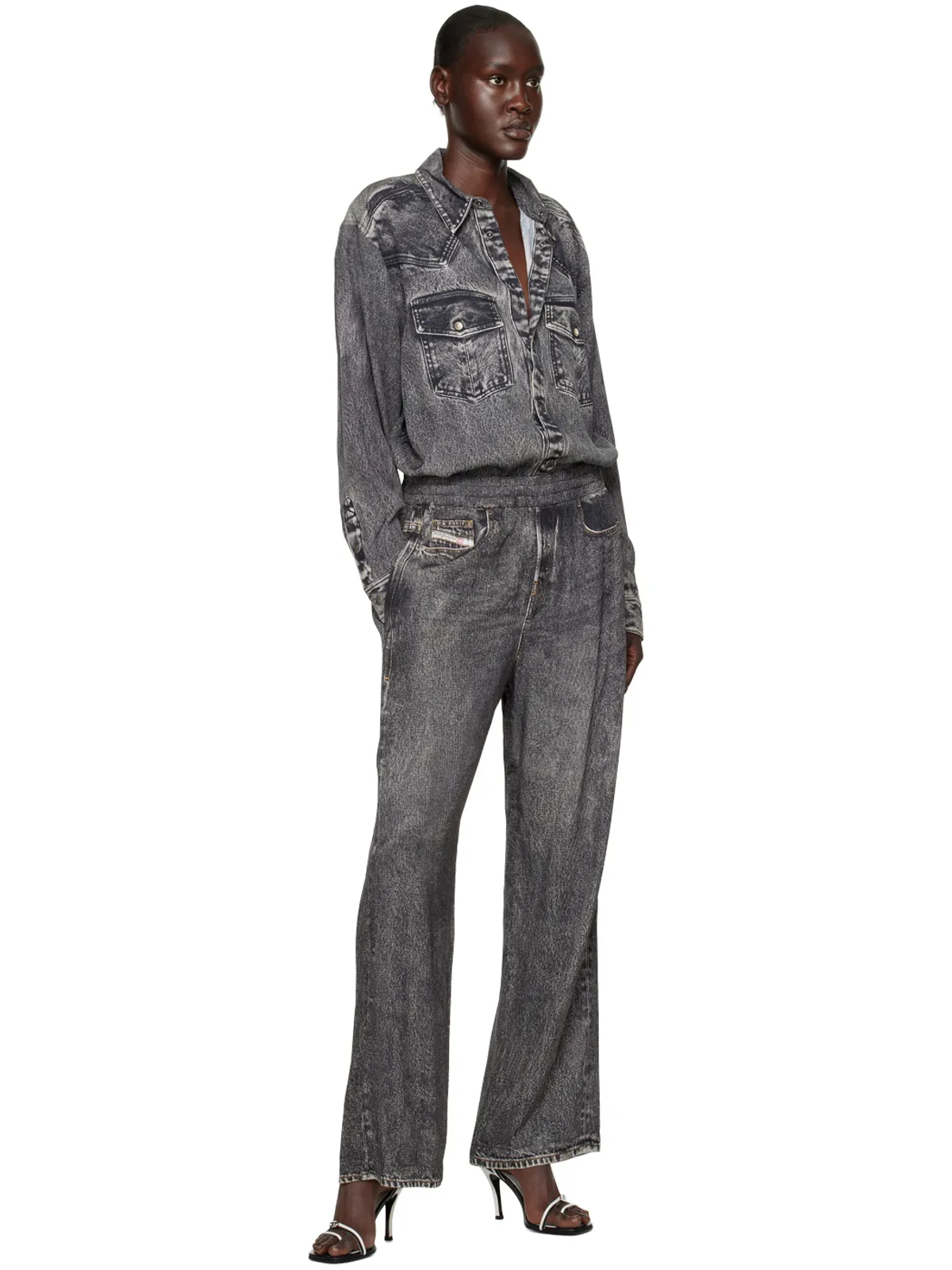Diesel S-Gils-Dnm シャツ - 画像5