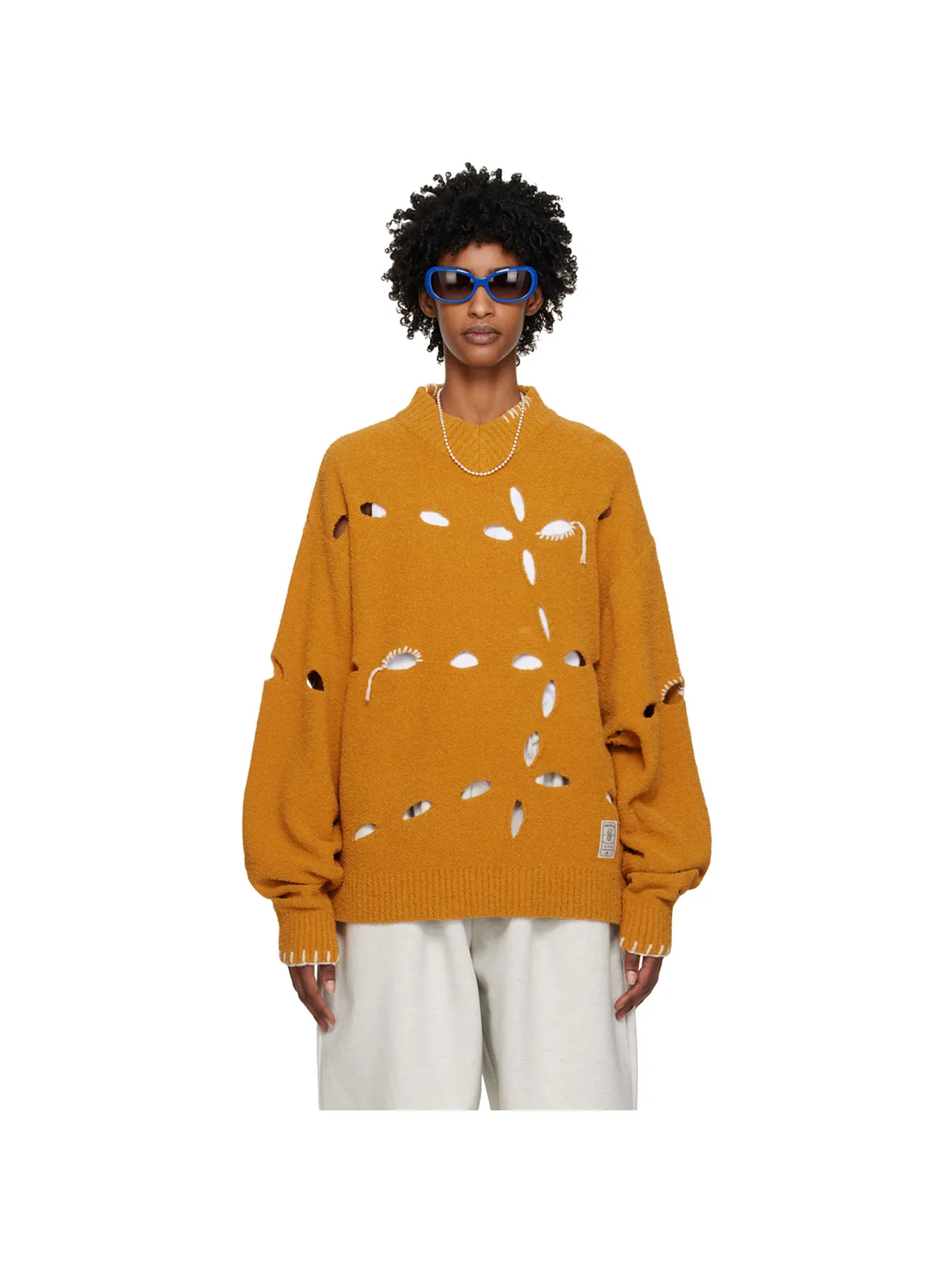 ADER error パーフォレーション セーター - 画像1