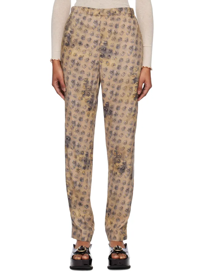 Acne Studios Acne Studios フローラル トラウザーズの商品画像