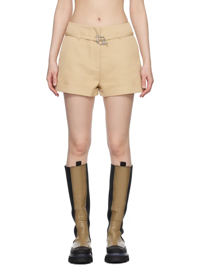 Ganni Ganni ベルト ショートパンツの商品画像