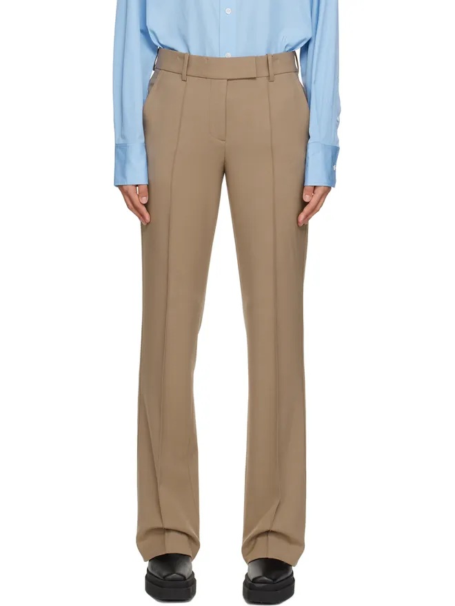 Helmut Lang Helmut Lang ピンタック トラウザーズの商品画像