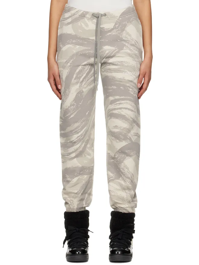 Moncler Genius Moncler Genius 4 Moncler HYKEコレクション グレー プリント ラウンジパンツの商品画像