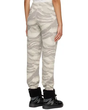 Moncler Genius 4 Moncler HYKEコレクション グレー プリント ラウンジパンツ - サムネイル3