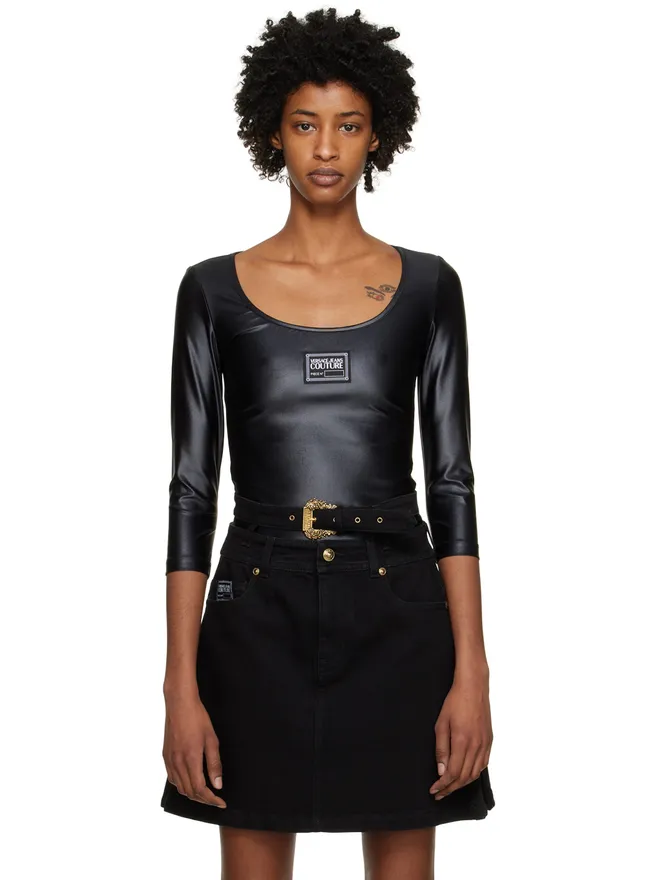 Versace Jeans Couture Versace Jeans Couture ロゴパッチ ボディスーツの商品画像