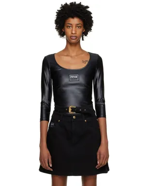 Versace Jeans Couture ロゴパッチ ボディスーツ - サムネイル1
