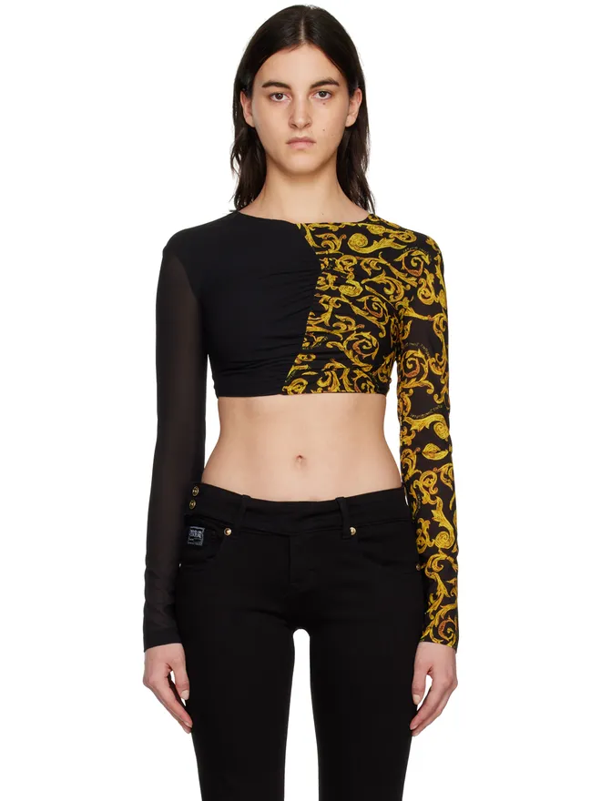 Versace Jeans Couture Versace Jeans Couture クロップド ブラウスの商品画像