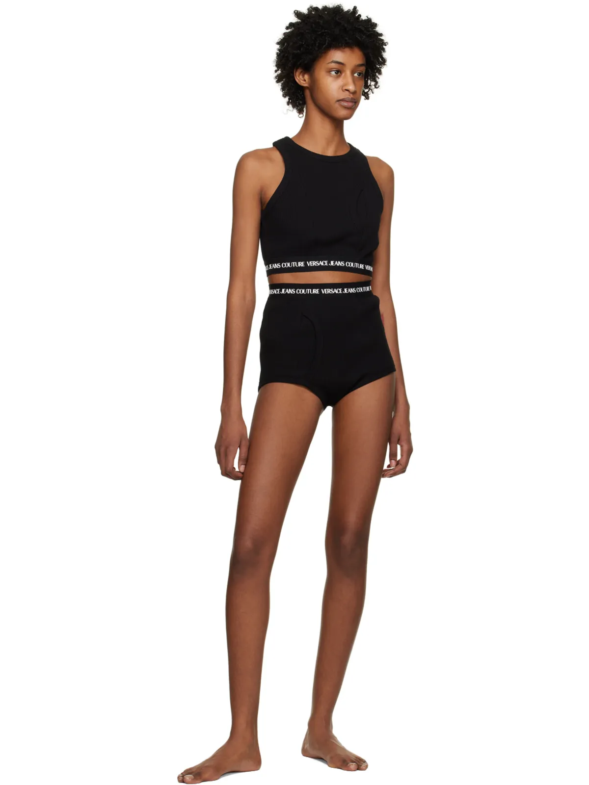Versace Jeans Couture ボンディングロゴ トップス - 画像4