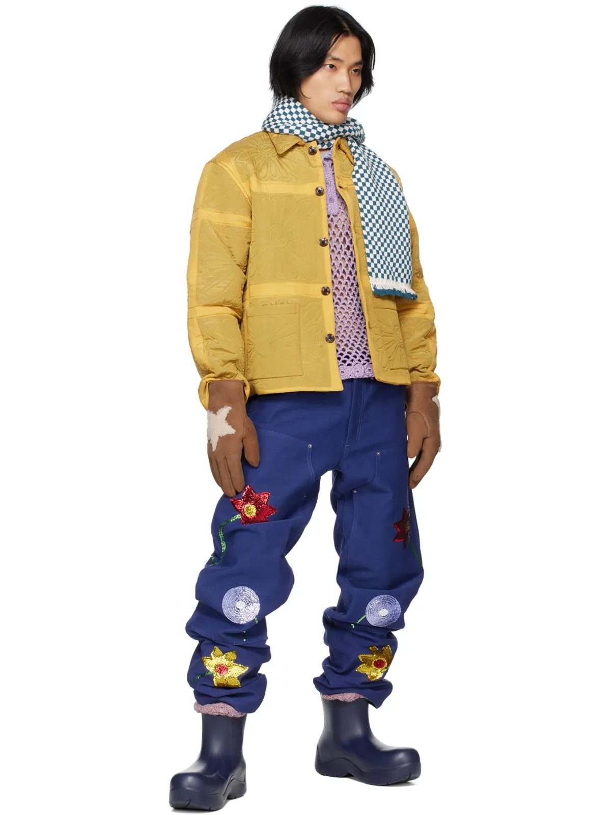 Sky High Farm Workwear フローラル ポロシャツ - 画像4