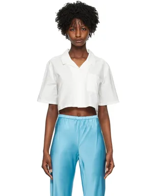 Silk Laundry クロップド シャツ - サムネイル1