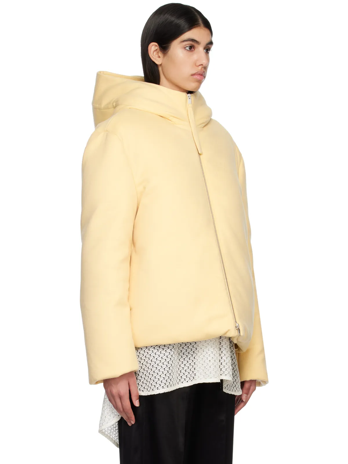 Jil Sander フード ダウンジャケット - 画像2