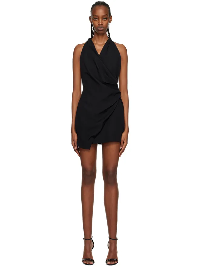 BALMAIN BALMAIN ドレープ ミニドレスの商品画像