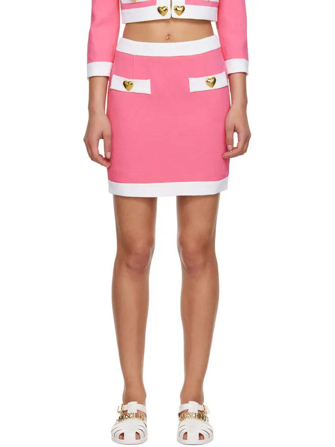 Moschino Moschino ハートボタン ミニスカートの商品画像