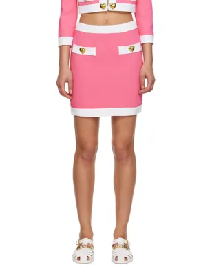 Moschino ハートボタン ミニスカート - サムネイル1
