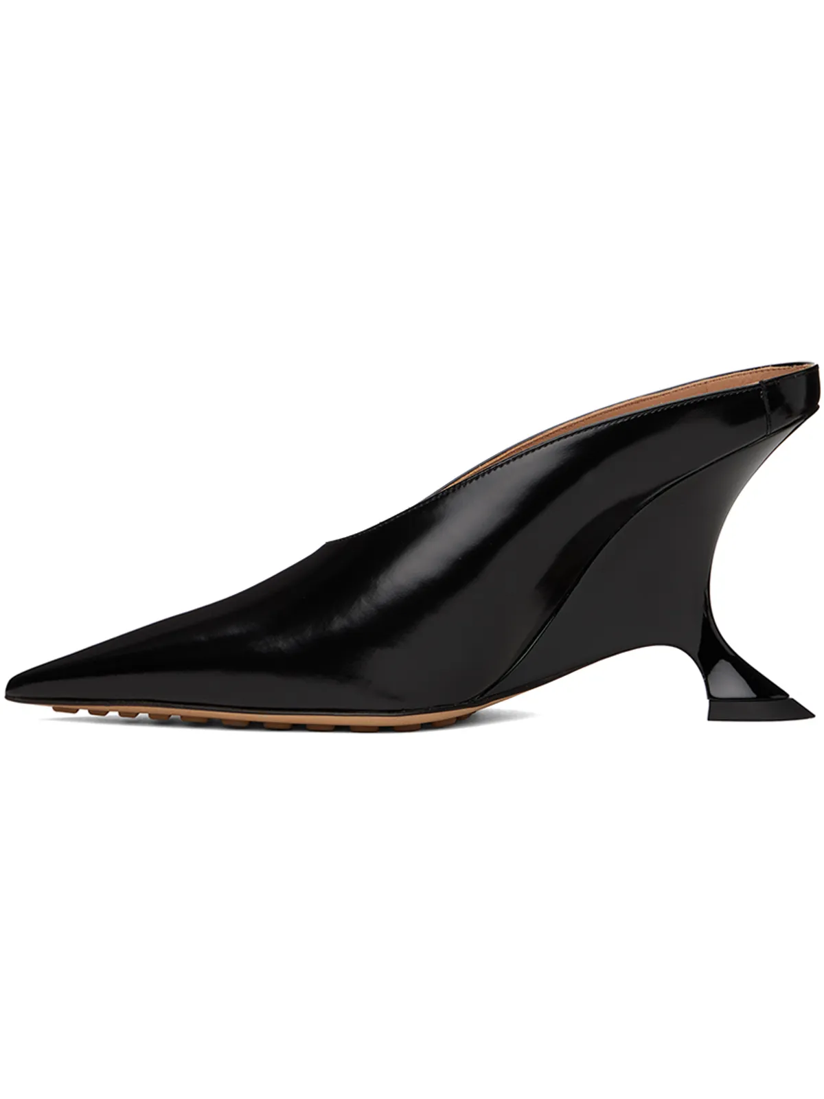 Bottega Veneta ブラック Rocket ミュールヒール - 画像3