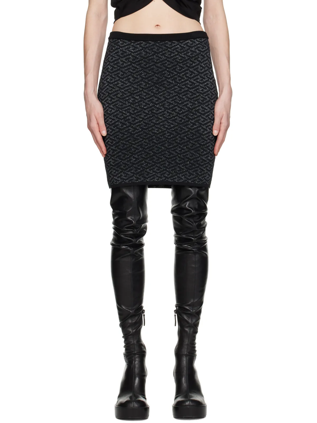 VERSACE La Greca Medusa ミニスカート - 画像1