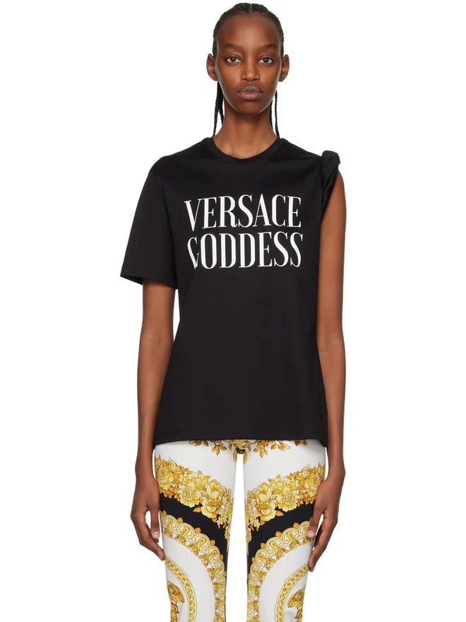 VERSACE VERSACE Goddess Rolled Tシャツの商品画像