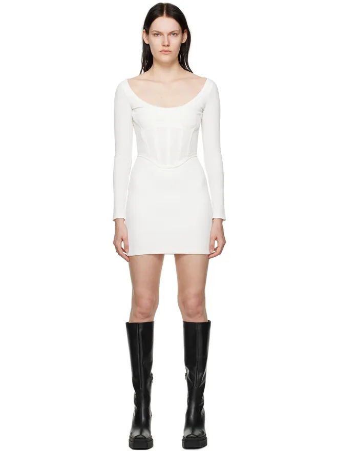 Dion Lee Dion Lee リブ コルセット ミニドレスの商品画像