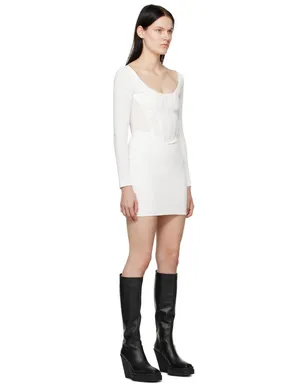 Dion Lee リブ コルセット ミニドレス - サムネイル2