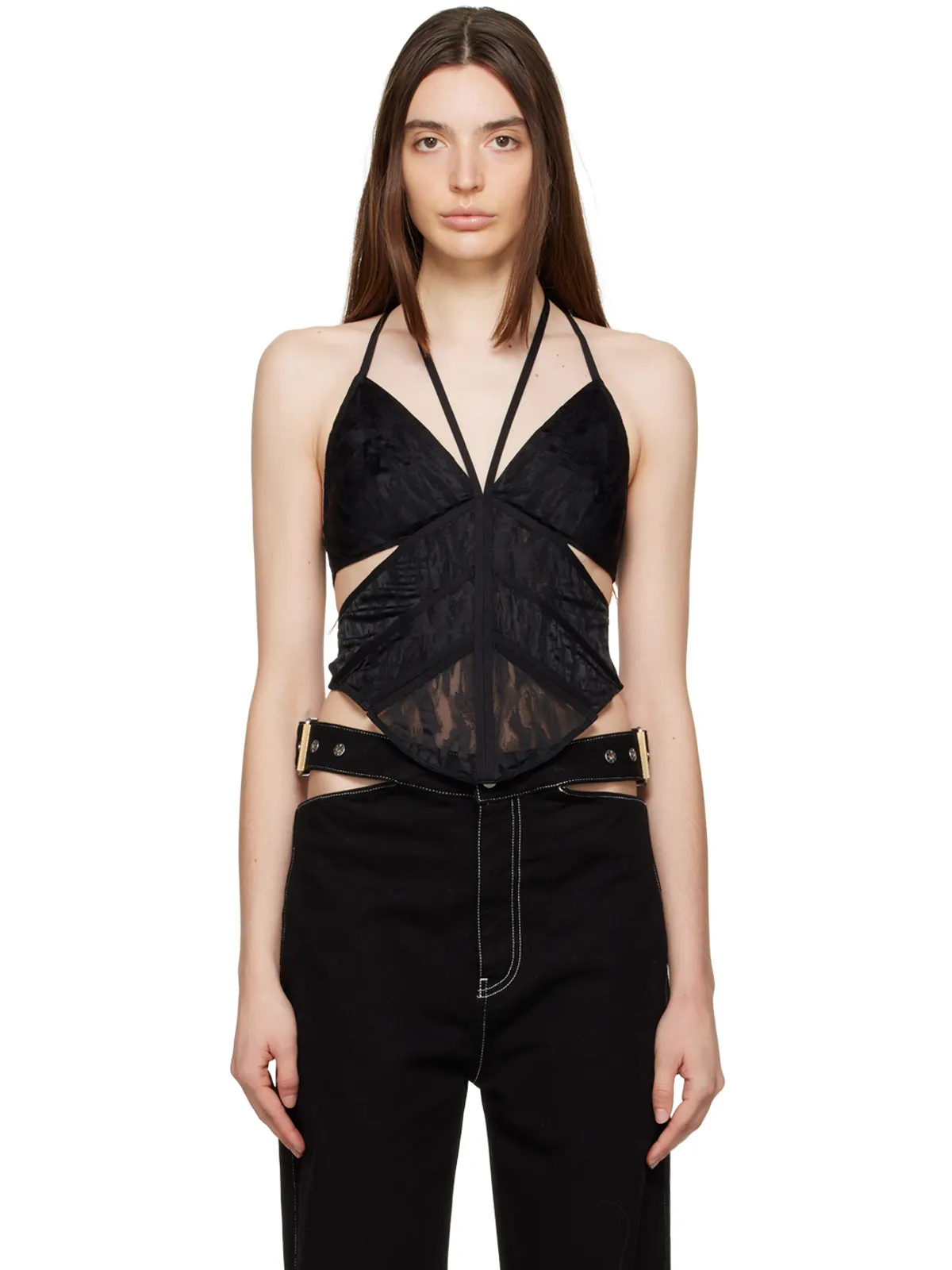 Dion Lee 迷彩 コルセット - 画像1