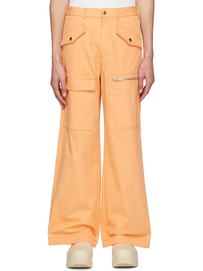 Dion Lee Dion Lee オレンジ スラウチー ポケット カーゴパンツの商品画像