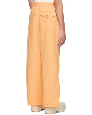 Dion Lee オレンジ スラウチー ポケット カーゴパンツ - サムネイル3