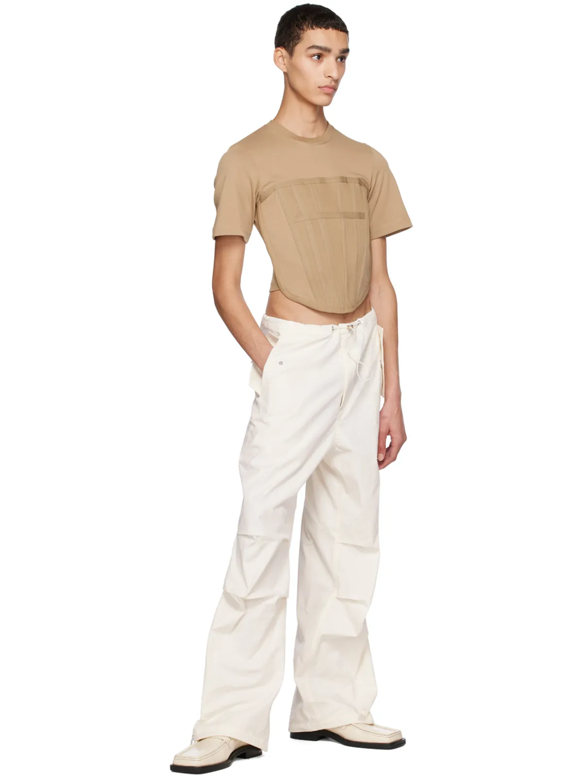Dion Lee Corset Tシャツ - 画像4
