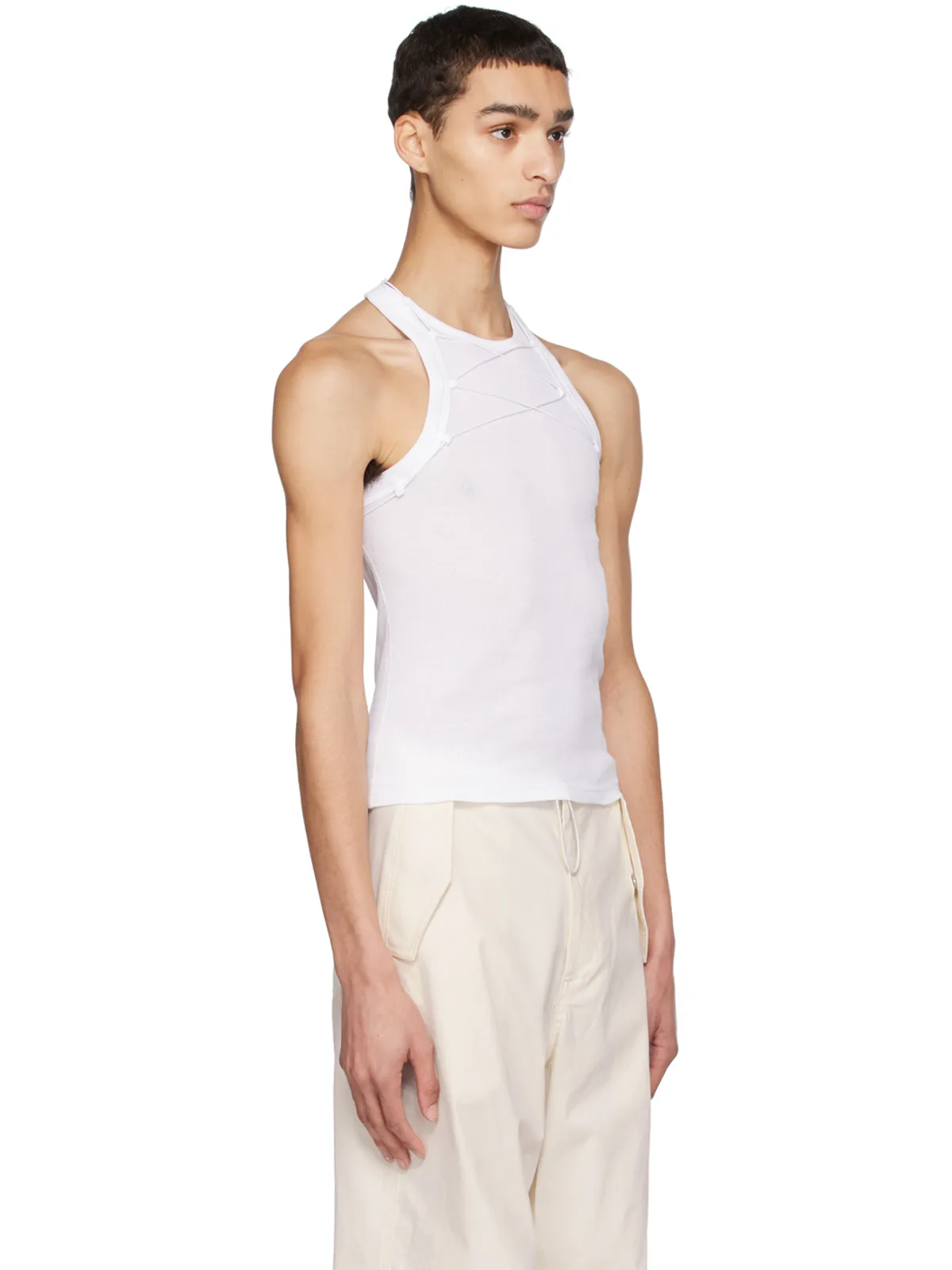 Dion Lee Lock Lace タンクトップ - 画像2