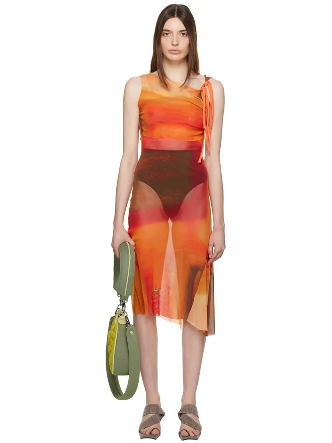 Paula Canovas Del Vas Paula Canovas Del Vas カットアウト ミディアムドレスの商品画像