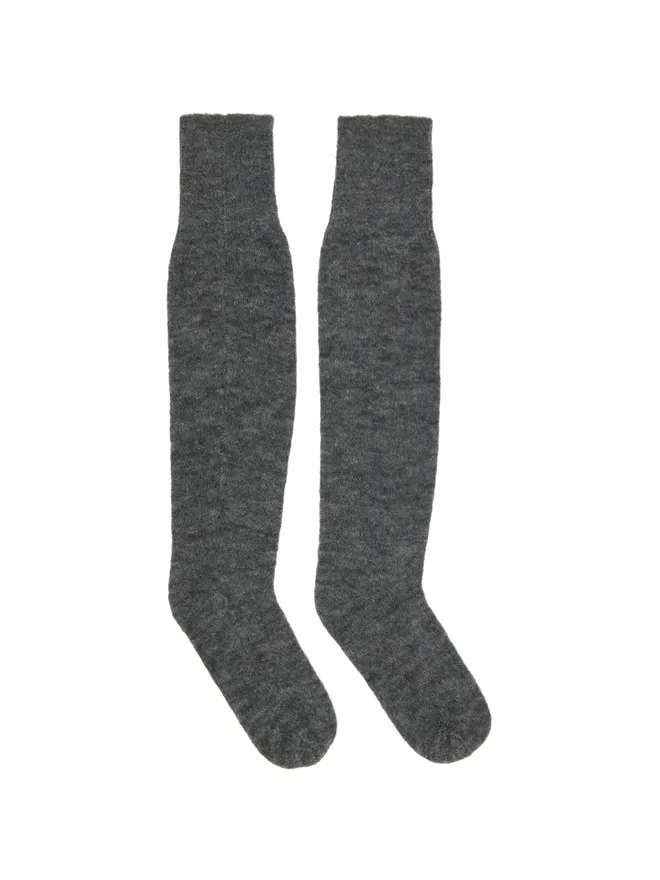 16Arlington 16Arlington SSENSE Workカプセルコレクション グレー セミシア ソックスの商品画像