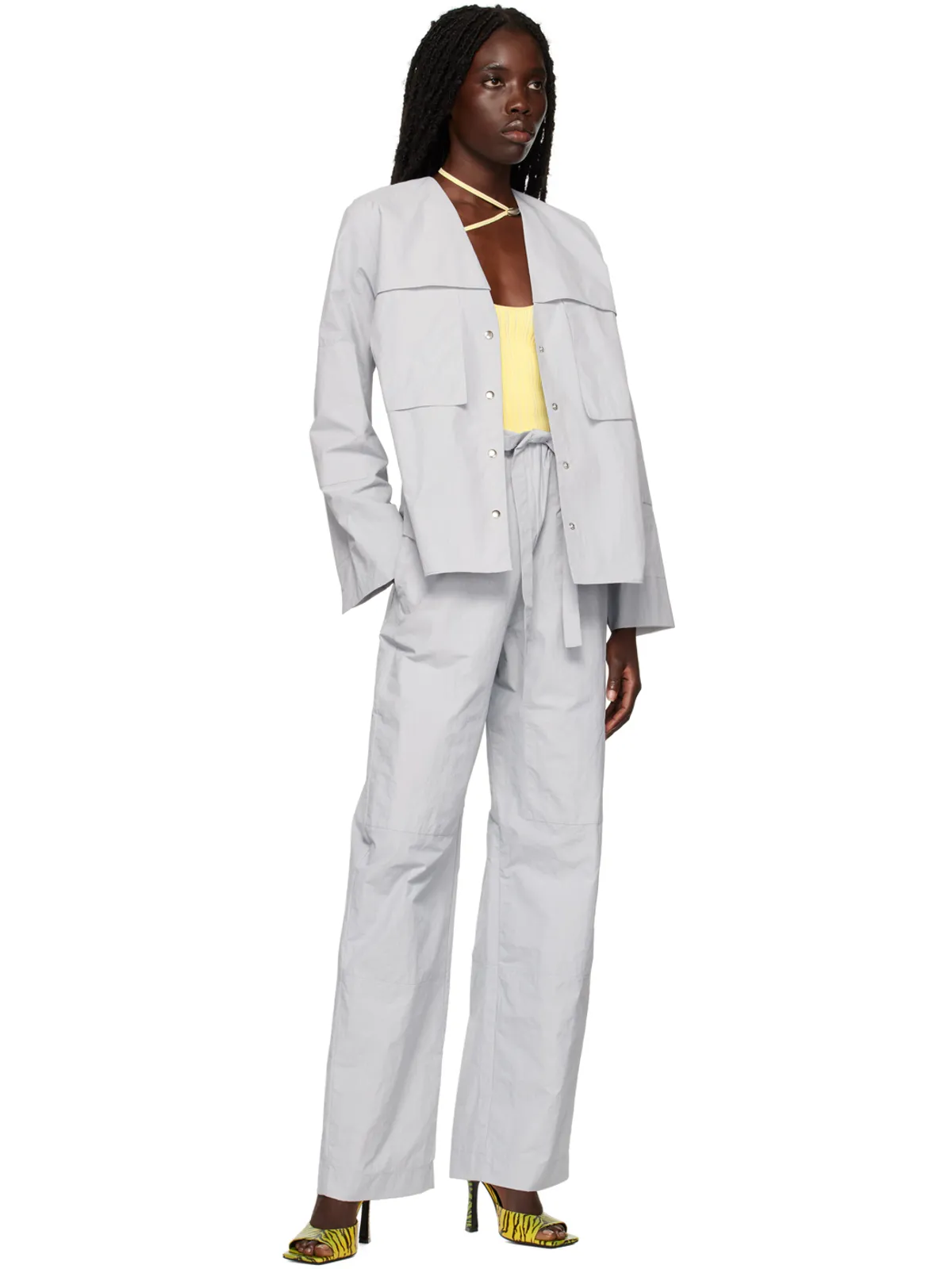 Paris Georgia アシンメトリ トップス - 画像4