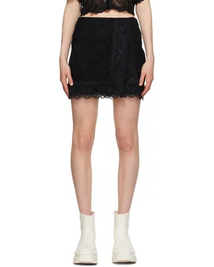 MSGM スカラップ ミニスカート - サムネイル1