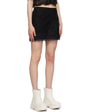 MSGM スカラップ ミニスカート - サムネイル2