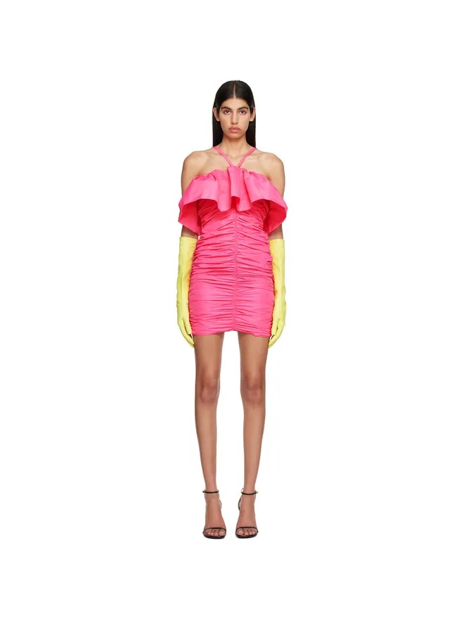 MSGM MSGM ルーシュ ミニドレスの商品画像