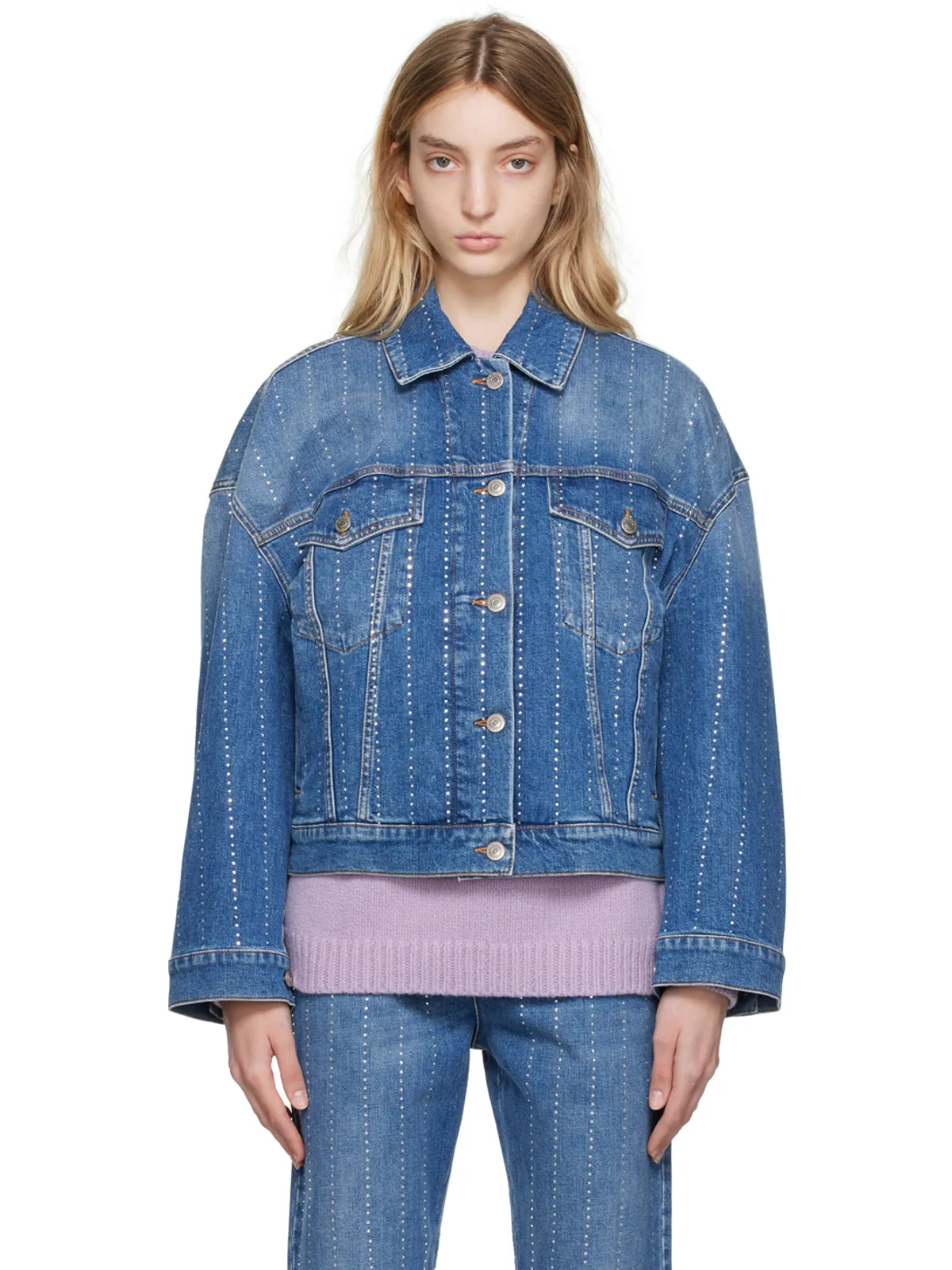 Stella McCartney オーバーサイズ デニムジャケット - 画像1