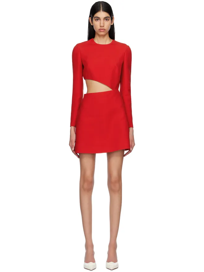 Valentino Valentino カットアウト ミニドレスの商品画像