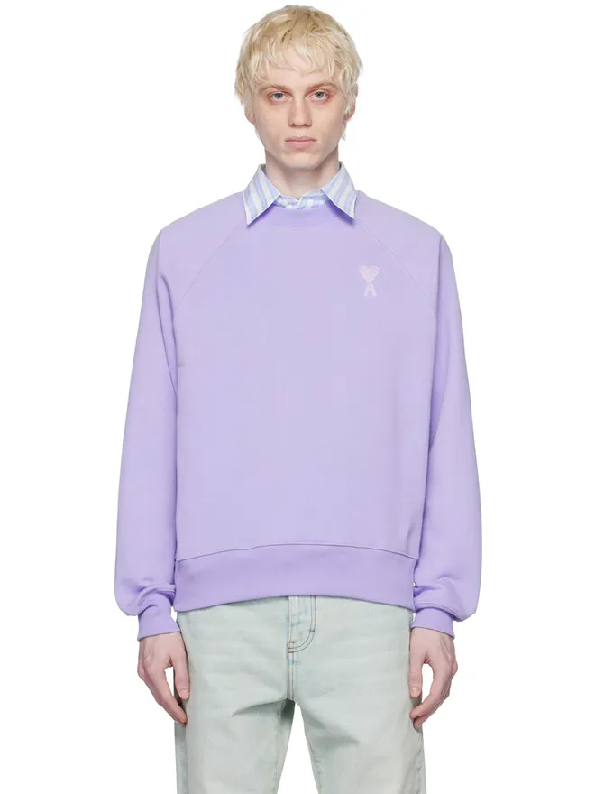 AMI Paris AMI Paris SSENSE限定 Ami de Cœur スウェットシャツの商品画像