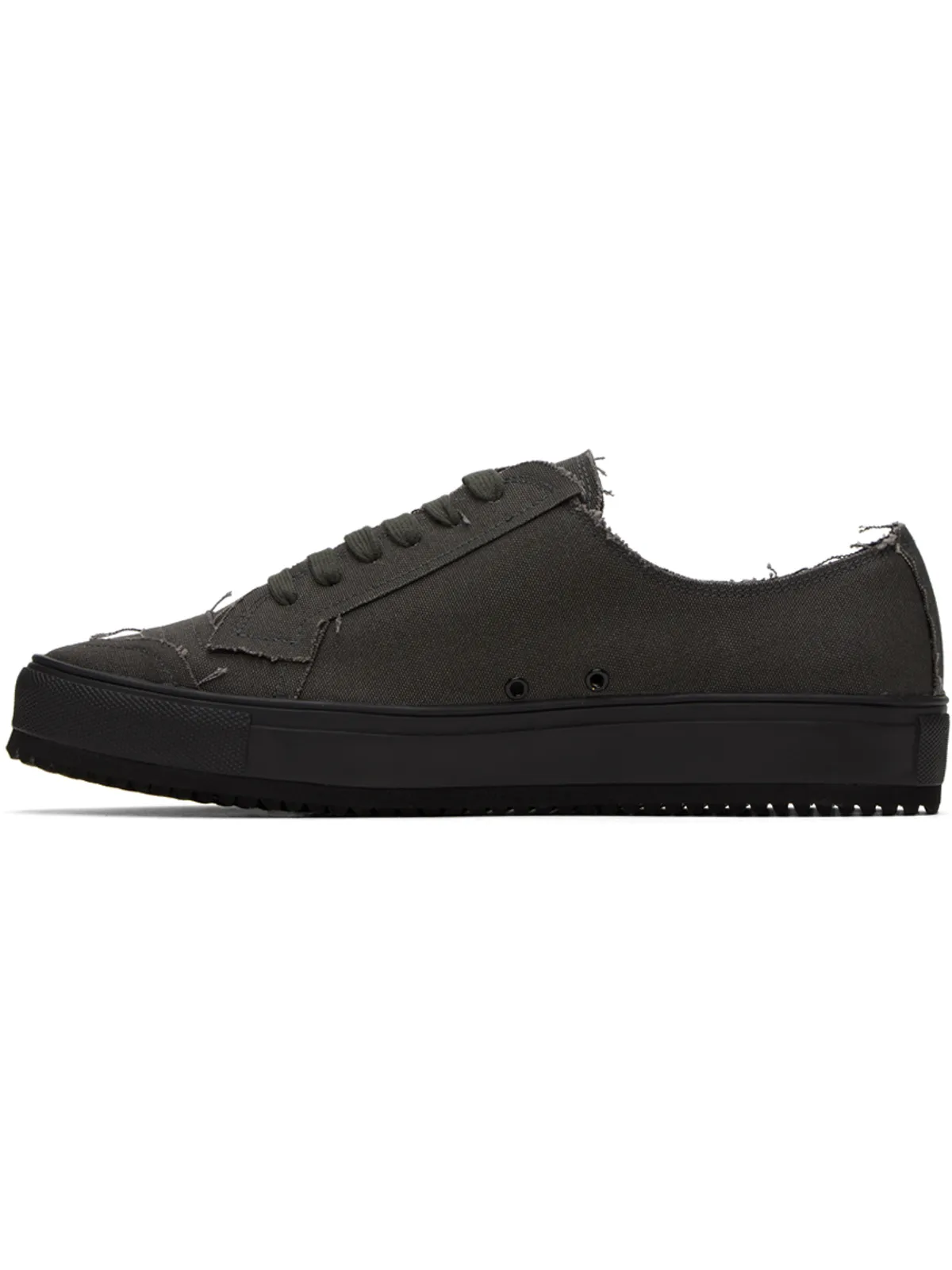 YOHJI YAMAMOTO カットオフ スニーカー - 画像3