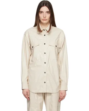 Isabel Marant Etoile Berny フェイクレザー シャツ - サムネイル1