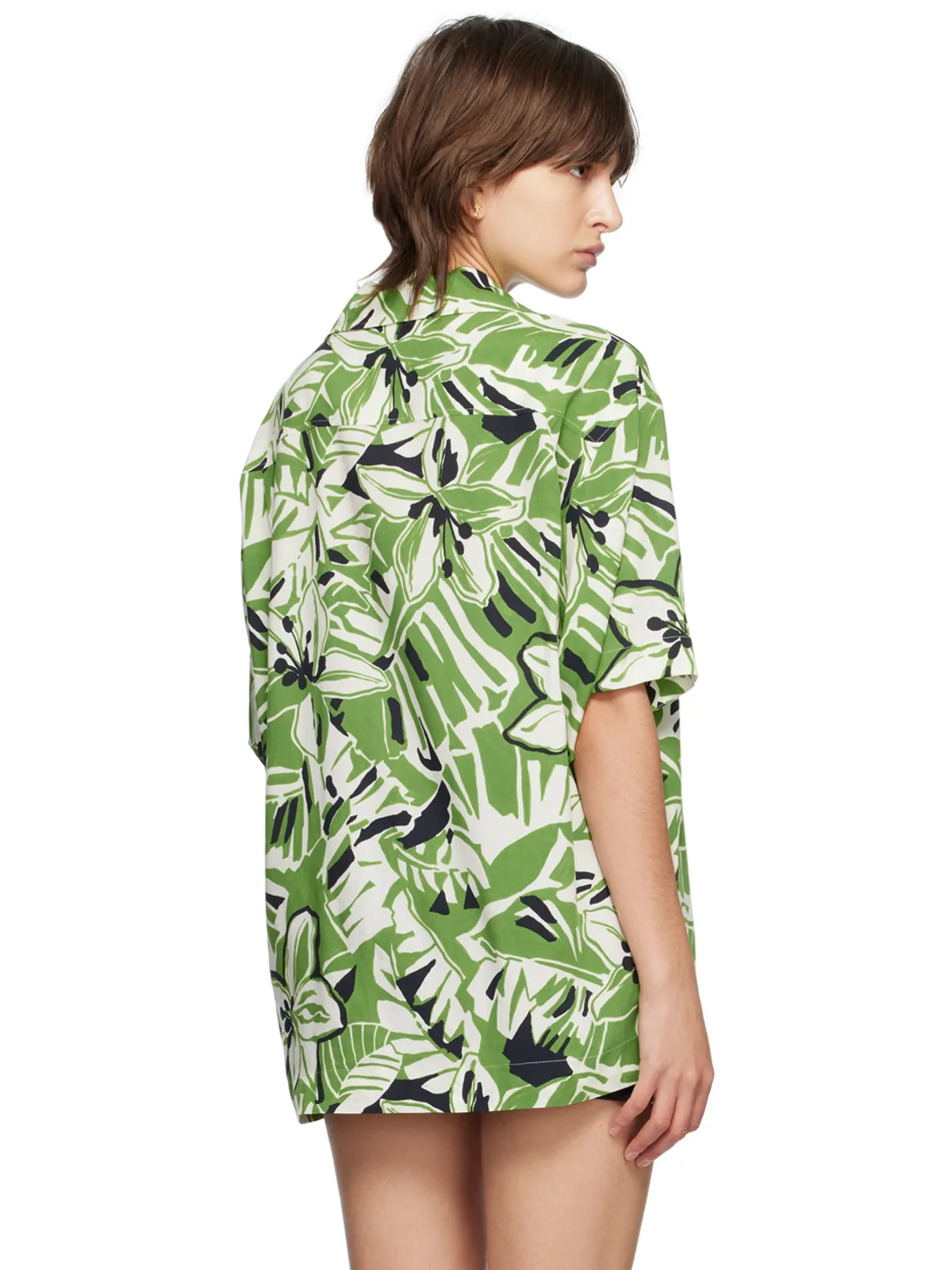 Palm Angels Hibiscus ボウリングシャツ - 画像3