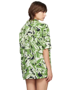Palm Angels Hibiscus ボウリングシャツ - サムネイル3