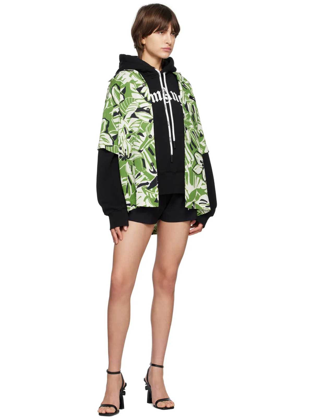 Palm Angels Hibiscus ボウリングシャツ - 画像4